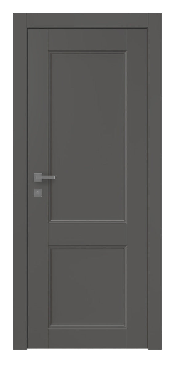 Belldinni Oxford Uno 07 R Gray Matte Modern Interior Door