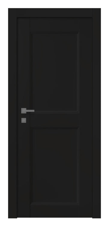 Belldinni Oxford Uno 07 RN Black Matte Modern Interior Door