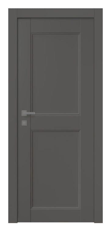 Belldinni Oxford Uno 07 RN Gray Matte Modern Interior Door