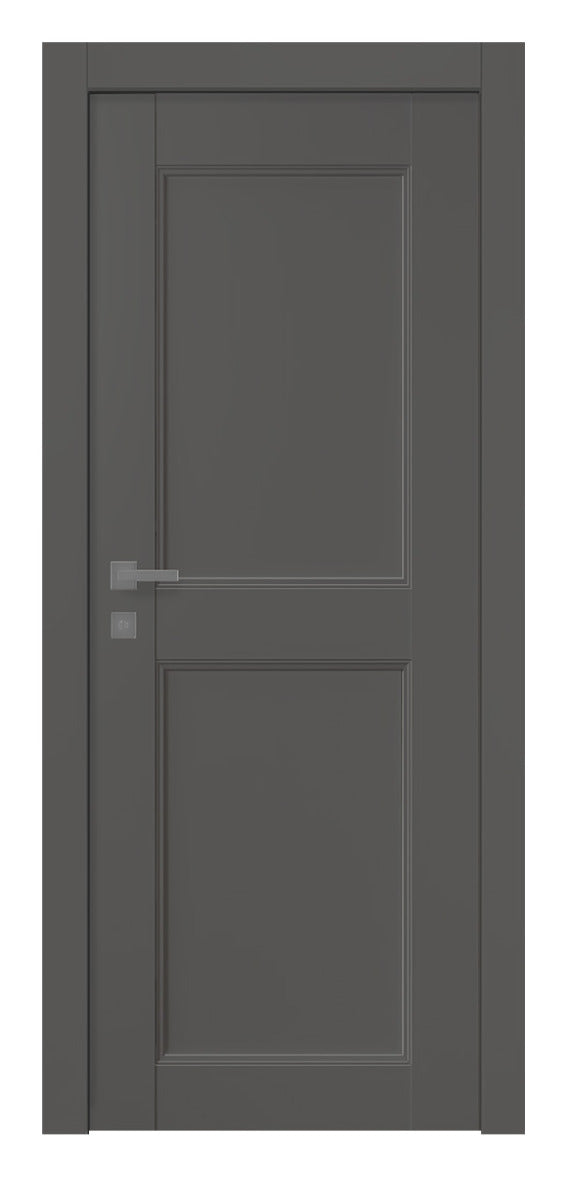 Belldinni Oxford Uno 07 RN Gray Matte Modern Interior Door