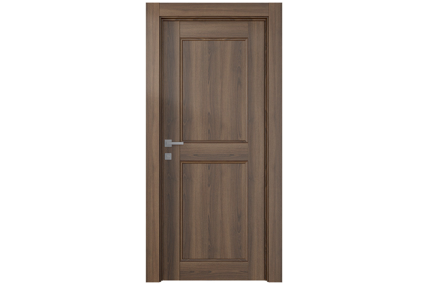 Belldinni Oxford Uno 07 RN Pecan Nutwood Modern Interior Door - Single Door