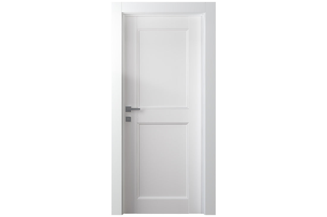 Belldinni Oxford Uno 07 RN Snow White Modern Interior Door - Single Door