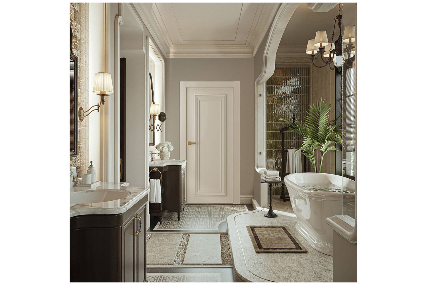 Belldinni Palazzo 1 Primed Modern Interior Door