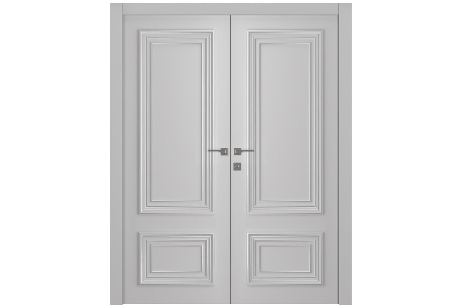 Belldinni Palazzo 2 Primed Modern Interior Door - Double Door