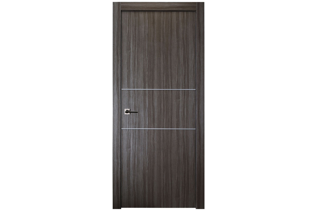 Belldinni Palladio 2H Gray Oak Modern Interior Door - Single Door