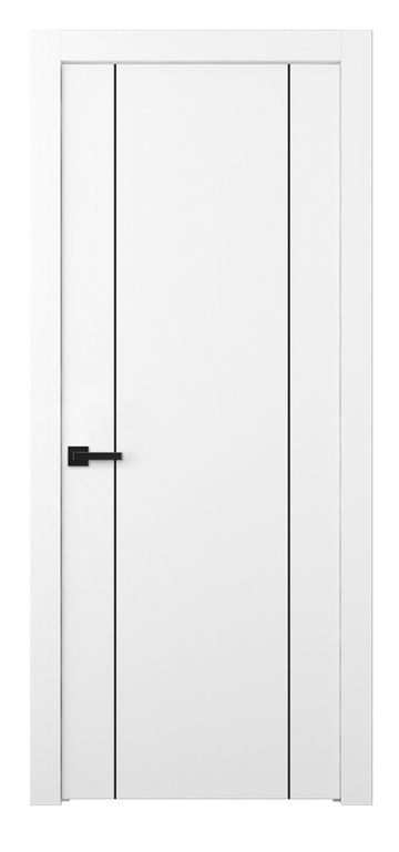 Belldinni Palladio 2U Black Bianco Noble Modern Interior Door