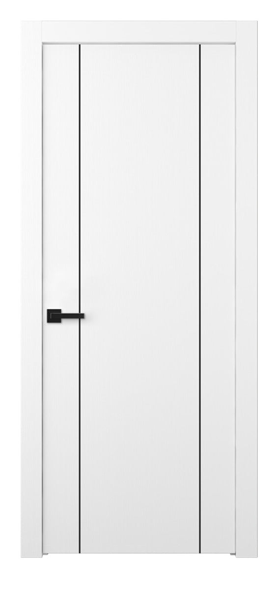 Belldinni Palladio 2U Black Bianco Noble Modern Interior Door