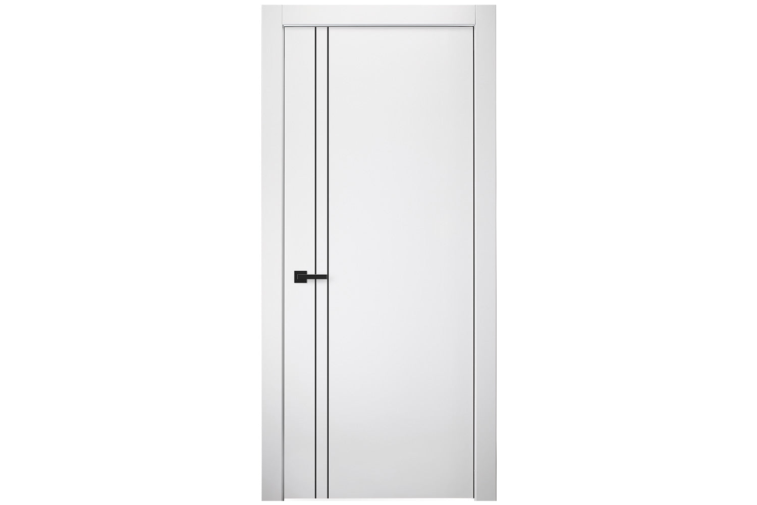 Belldinni Palladio 2V Black Bianco Noble Modern Interior Door - Single Door