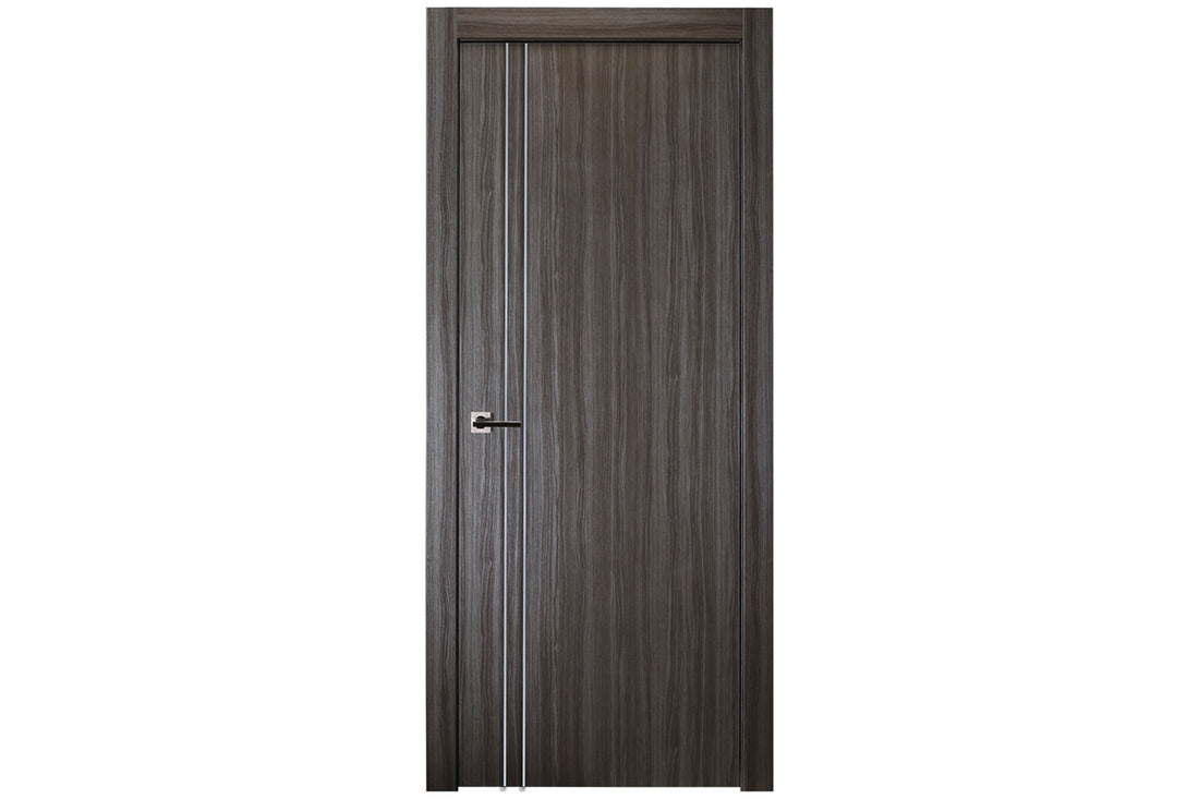 Belldinni Palladio 2V Gray Oak Modern Interior Door - Single Door