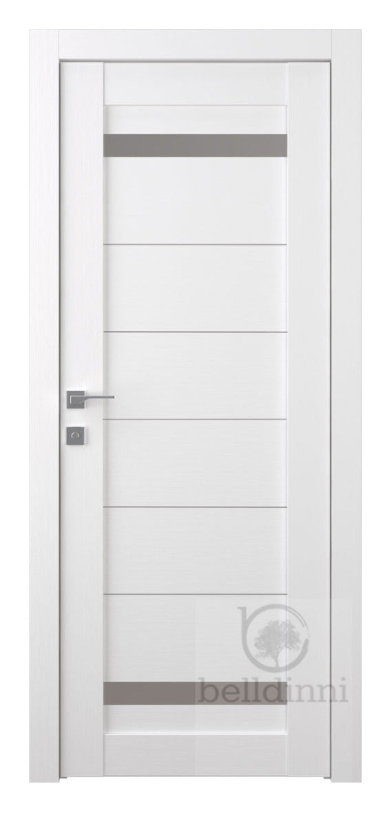Belldinni Perla Vetro Bianco Noble Laminated Modern Interior Door