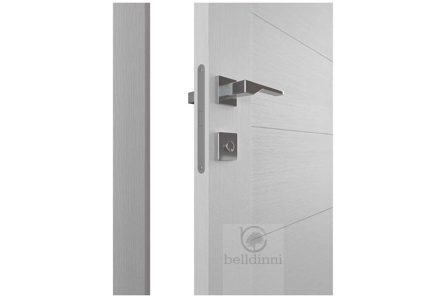 Belldinni Perla Vetro Bianco Noble Laminated Modern Interior Door