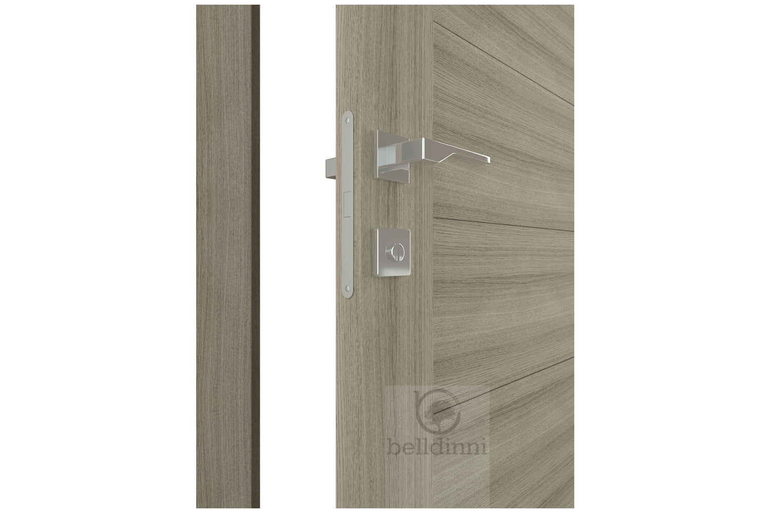 Belldinni Perla Vetro Shambor Laminated Modern Interior Door