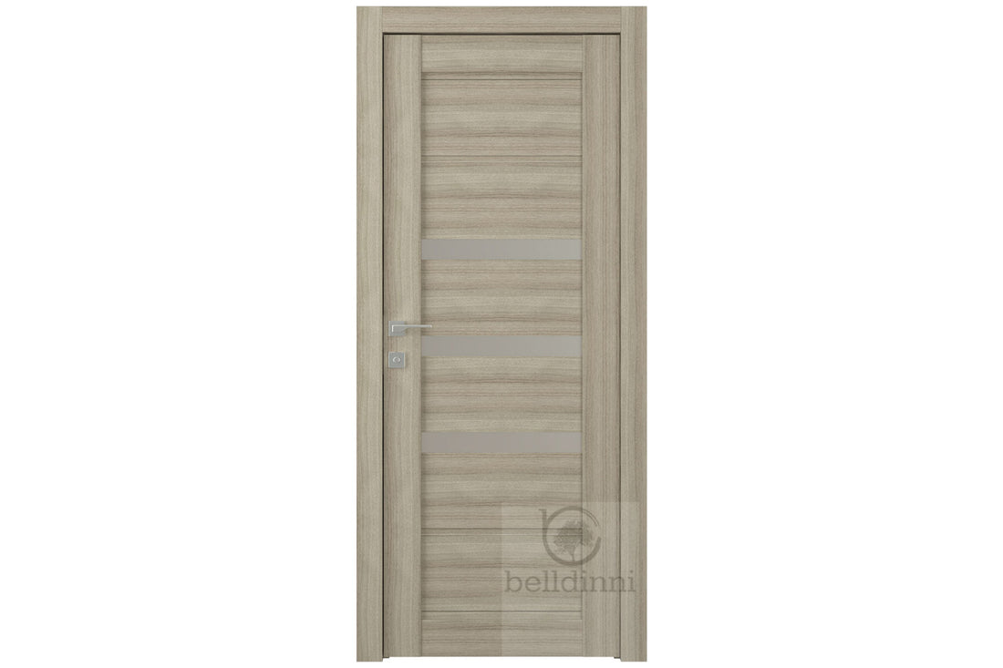 Belldinni Rita Vetro Shambor Laminated Modern Interior Door - Single Door