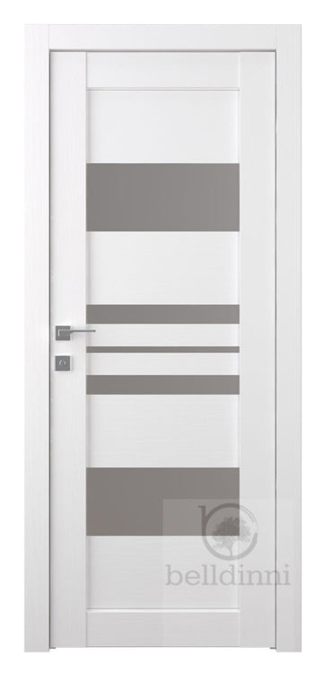 Belldinni Romi Vetro Bianco Noble Laminated Modern Interior Door