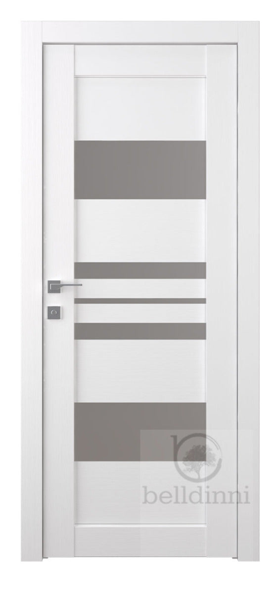 Belldinni Romi Vetro Bianco Noble Laminated Modern Interior Door