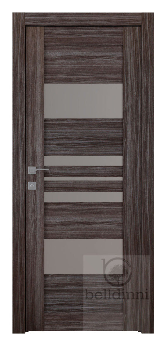 Belldinni Romi Vetro Gray Oak Laminated Modern Interior Door