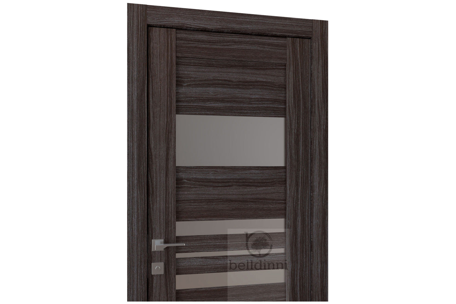 Belldinni Romi Vetro Gray Oak Laminated Modern Interior Door