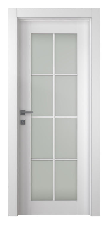 Belldinni SmartPro 8 Lite Vetro Polar White Modern Interior Door
