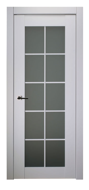 Belldinni SmartPro 10 Lite Vetro Polar White Enamel Modern Interior Door