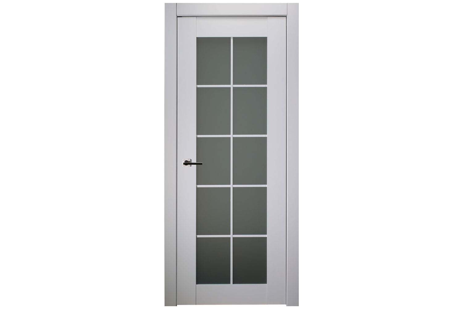 Belldinni SmartPro 10 Lite Vetro Polar White Enamel Modern Interior Door - Single Door
