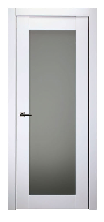 Belldinni SmartPro 207 Vetro Polar White Enamel Modern Interior Door