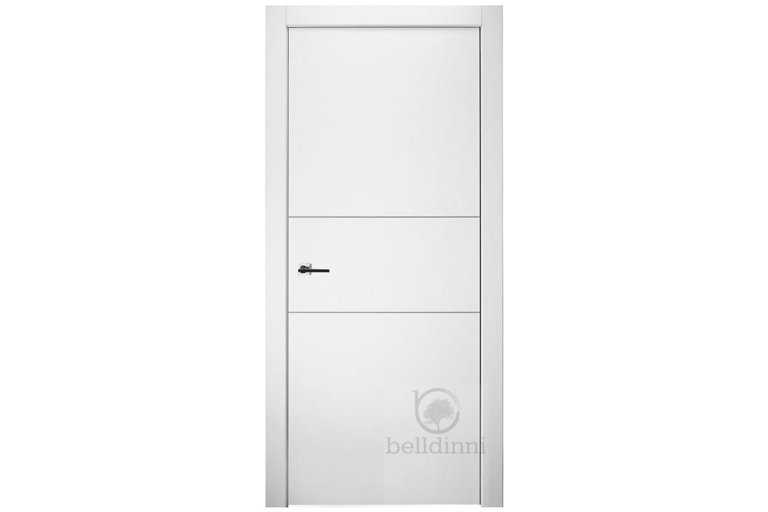 Belldinni SmartPro 2H Polar White Enamel Modern Interior Door - Single Door