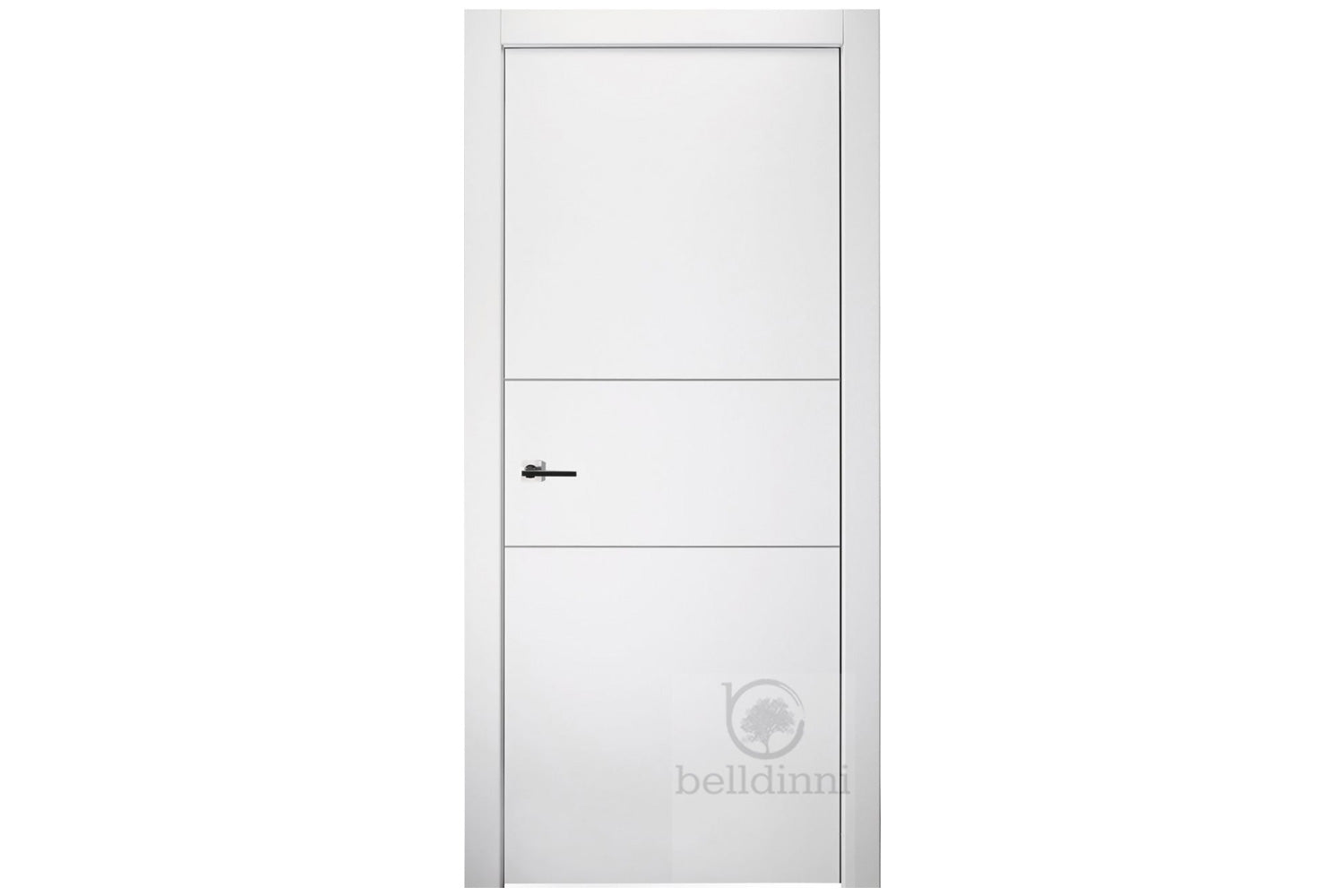 Belldinni SmartPro 2H Polar White Enamel Modern Interior Door - Single Door