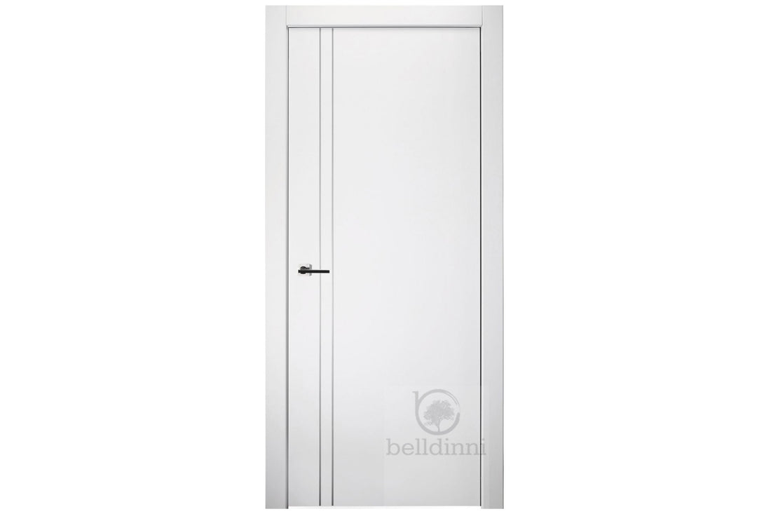 Belldinni SmartPro 2V Polar White Enamel Modern Interior Door - Single Door
