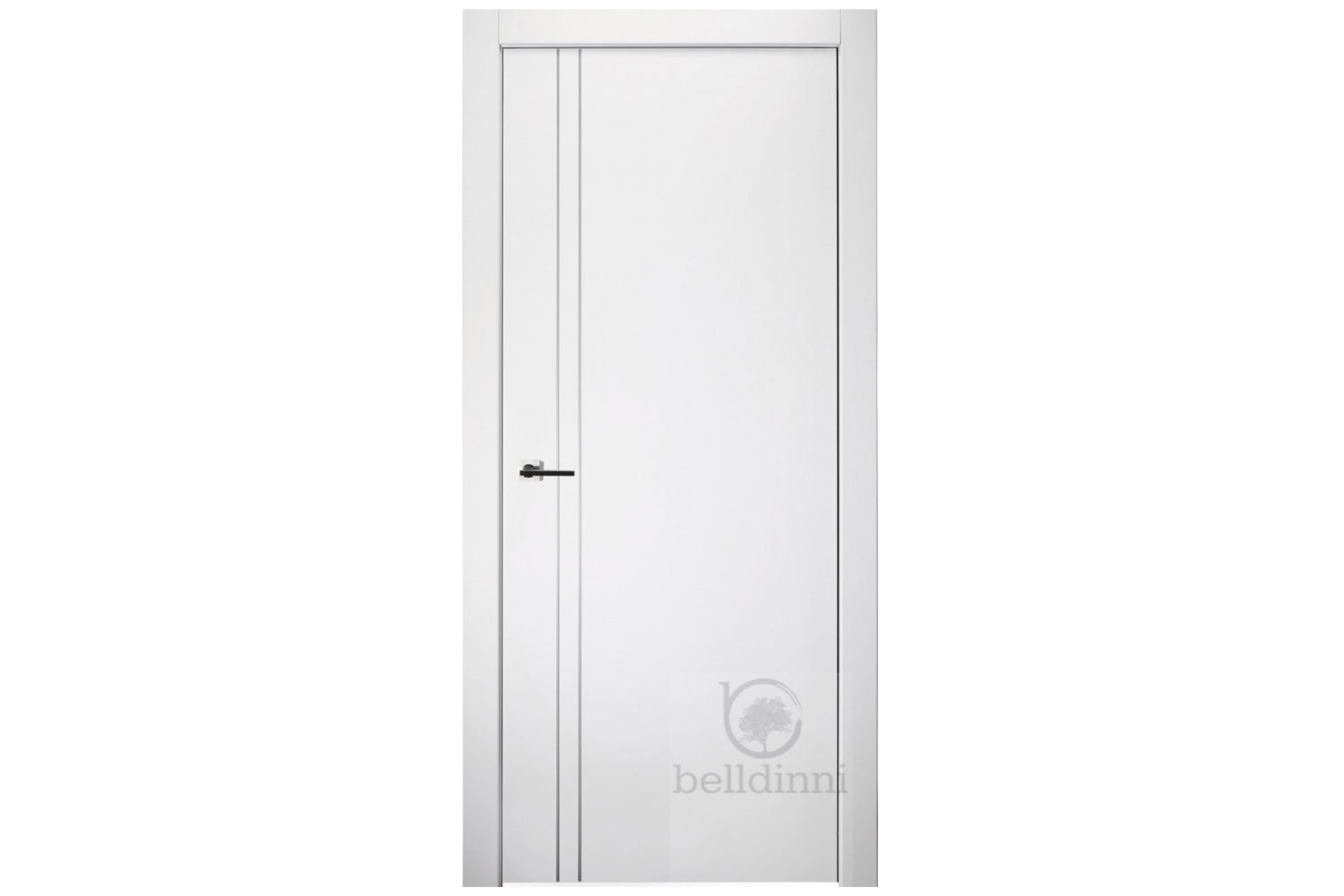 Belldinni SmartPro 2V Polar White Enamel Modern Interior Door - Single Door