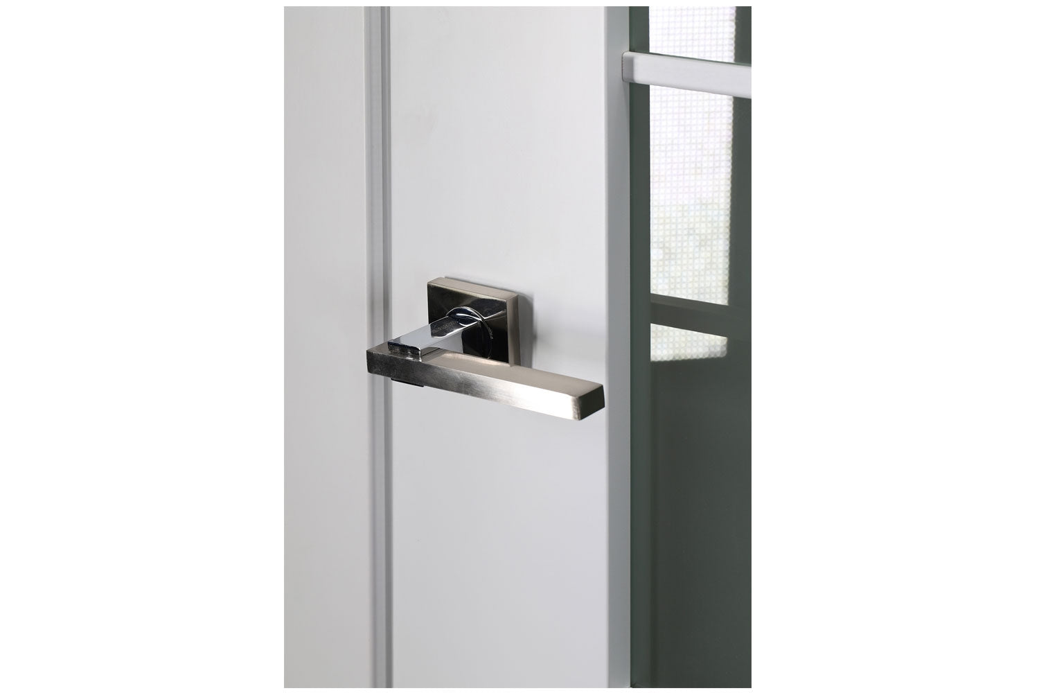 Belldinni SmartPro 5 Lite Vetro Polar White Enamel Modern Interior Door