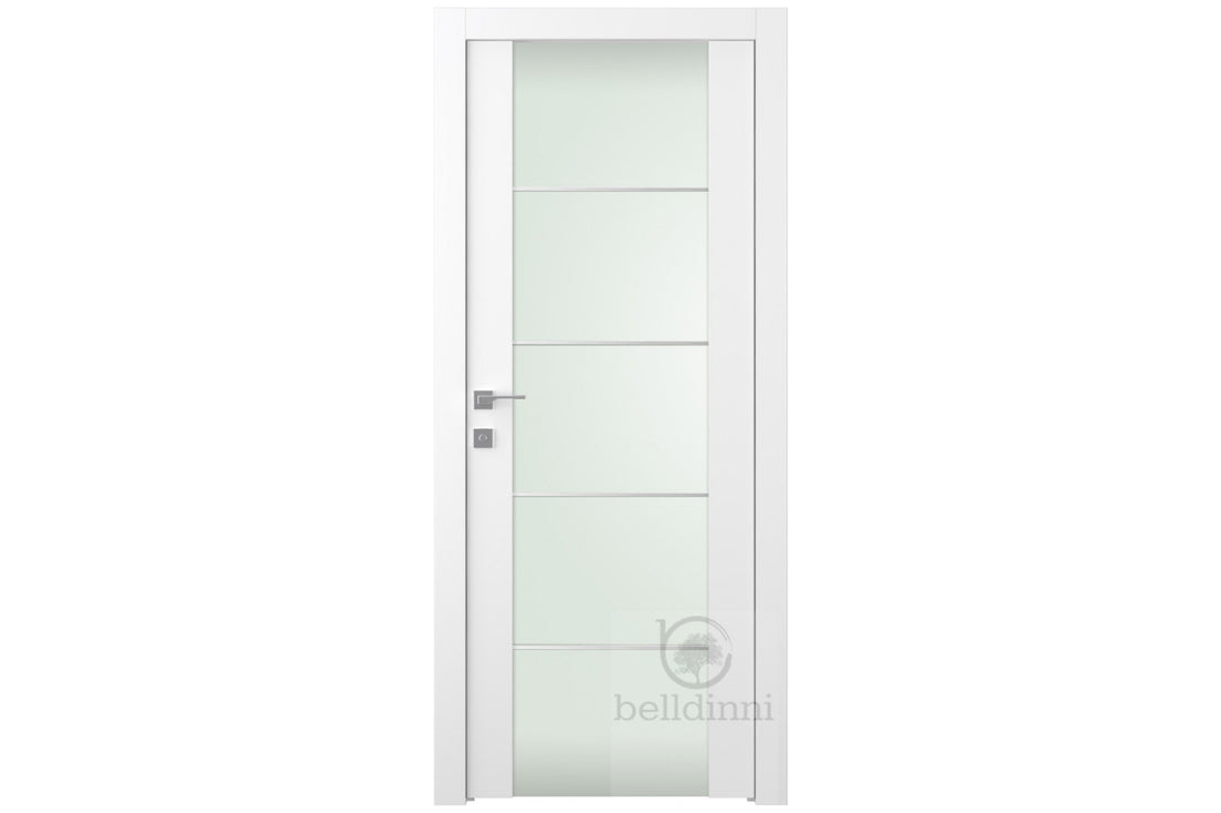 Belldinni SmartPro H3G 4H Polar White Enamel Modern Interior Door - Single Door