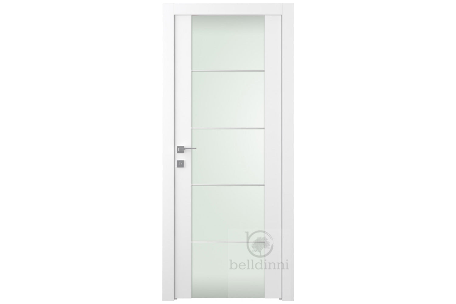 Belldinni SmartPro H3G 4H Polar White Enamel Modern Interior Door - Single Door