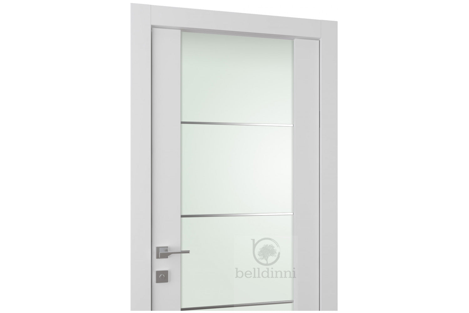 Belldinni SmartPro H3G 4H Polar White Enamel Modern Interior Door
