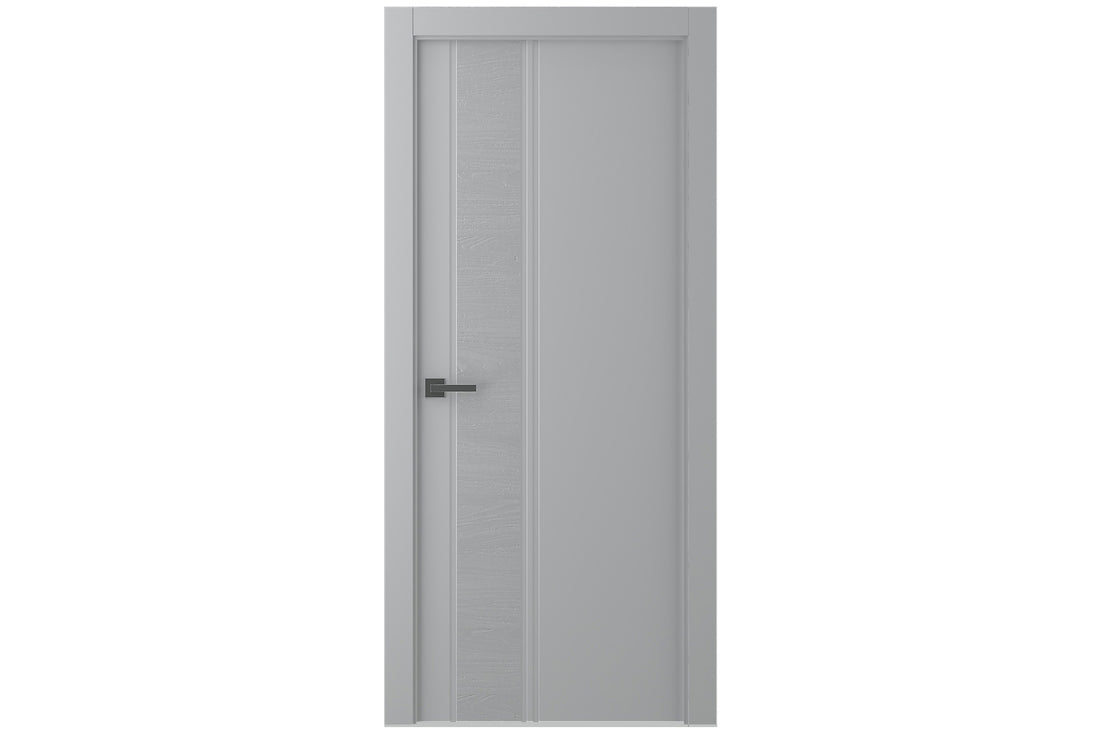 Belldinni Twinwood 1 Light Gray Modern Interior Door - Single Door