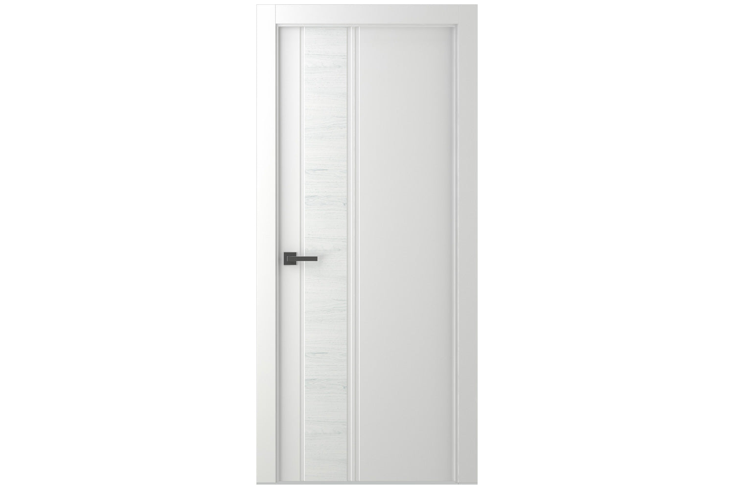Belldinni Twinwood 1 Polar White Modern Interior Door - Single Door