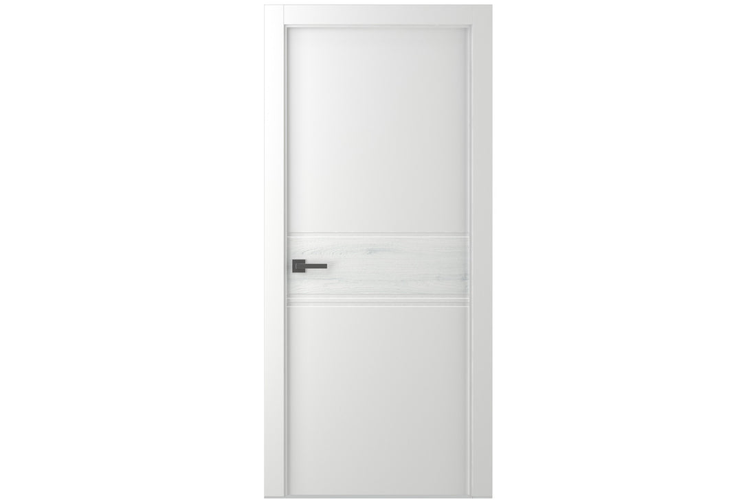 Belldinni Twinwood 2 Polar White Modern Interior Door - Single Door