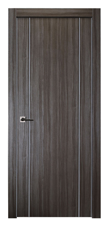 Belldinni Unica 2U Gray Oak Laminated Modern Interior Door