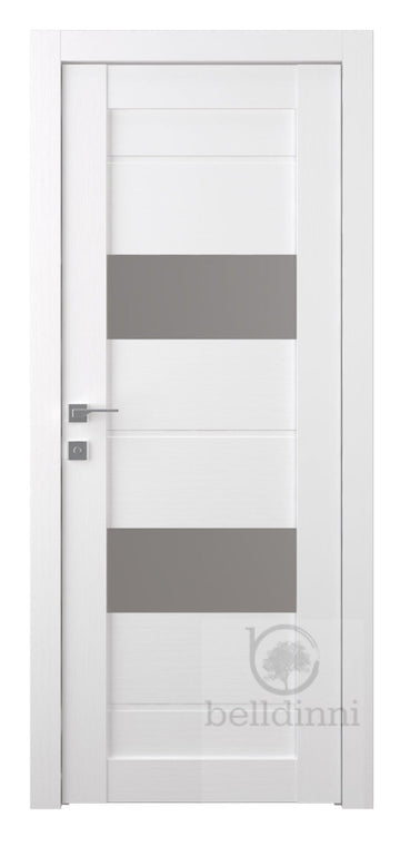 Belldinni Vita Vetro Bianco Noble Laminated Modern Interior Door