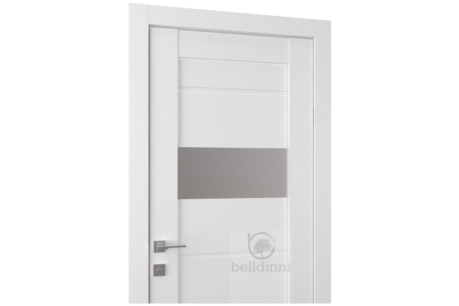 Belldinni Vita Vetro Bianco Noble Laminated Modern Interior Door