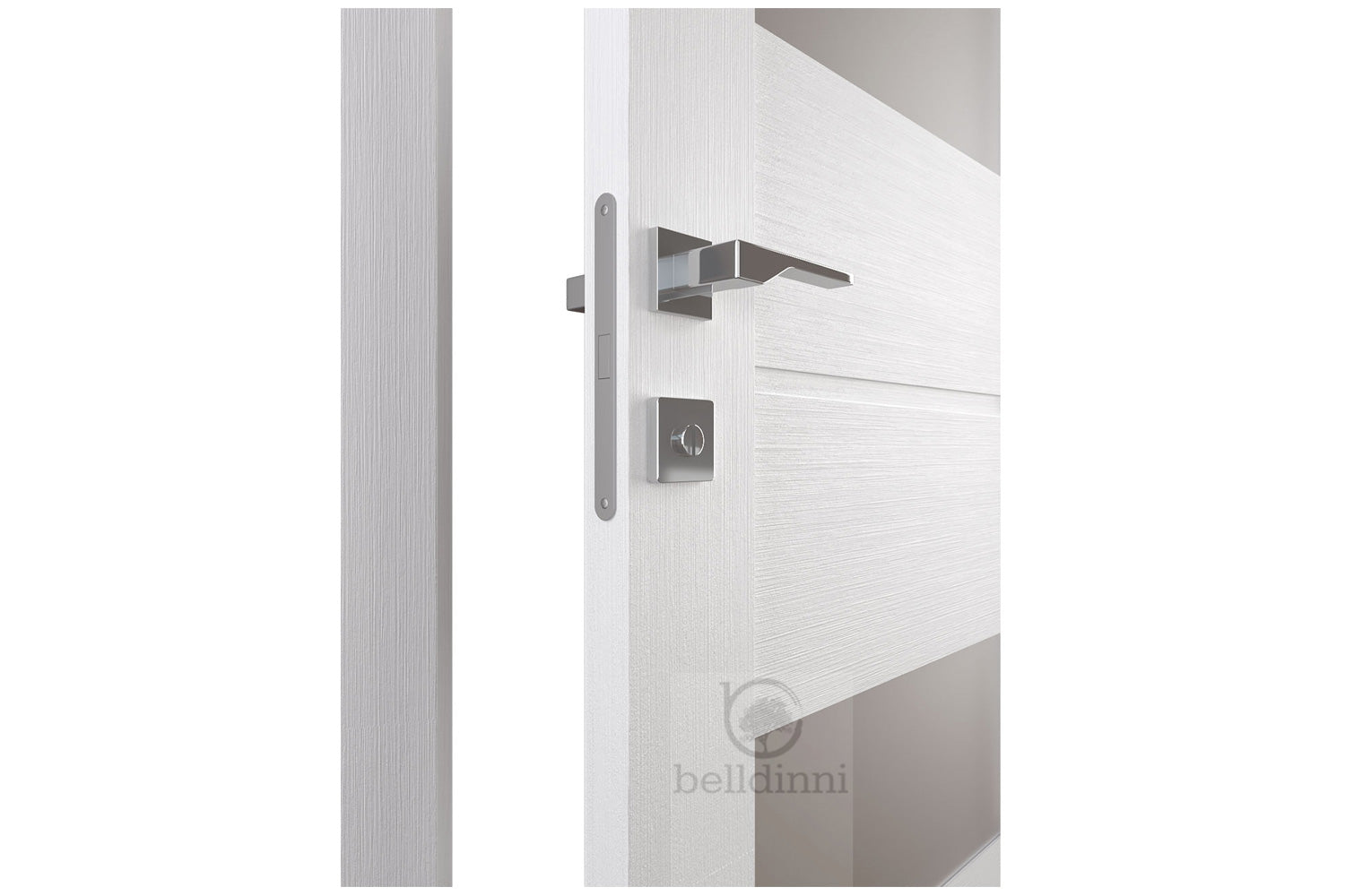 Belldinni Vita Vetro Bianco Noble Laminated Modern Interior Door