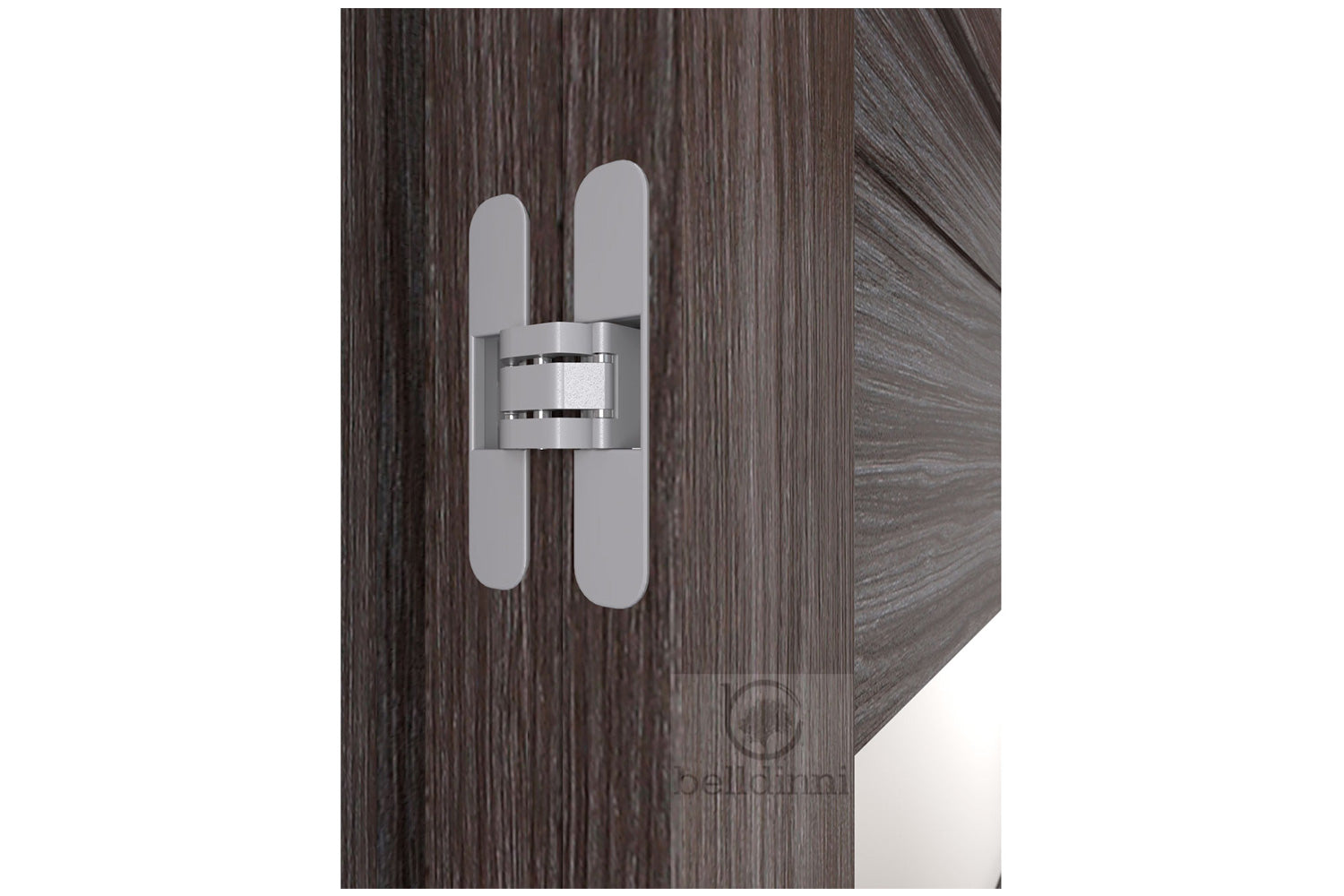Belldinni Vita Vetro Gray Oak Laminated Modern Interior Door