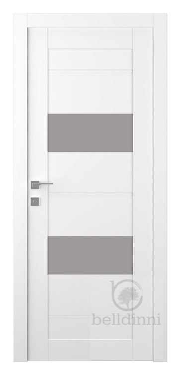 Belldinni Vita Vetro Snow White Laminated Modern Interior Door