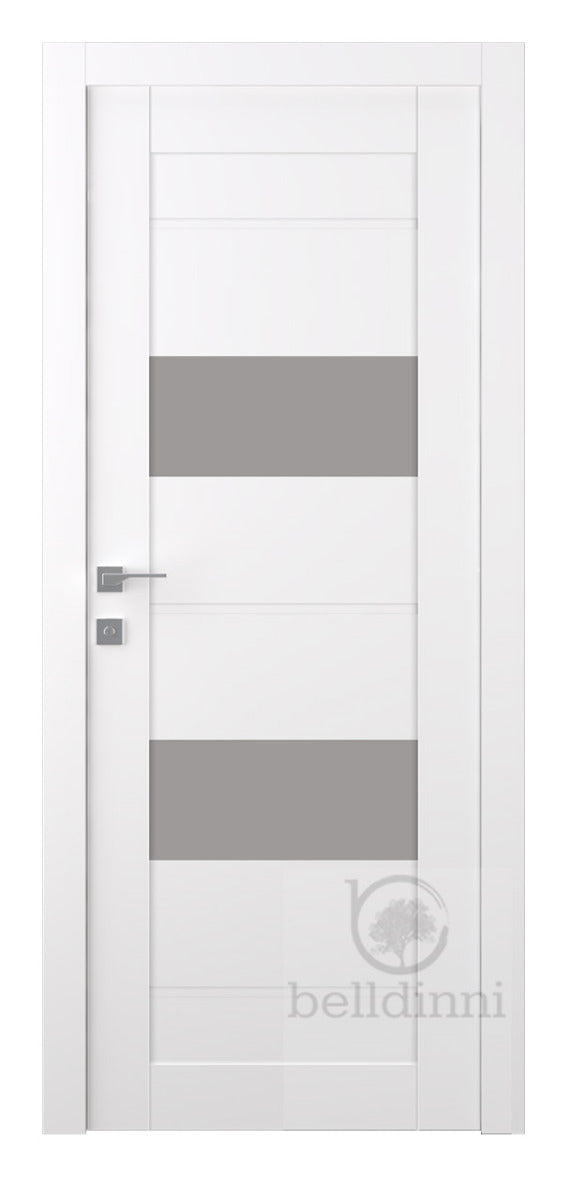 Belldinni Vita Vetro Snow White Laminated Modern Interior Door