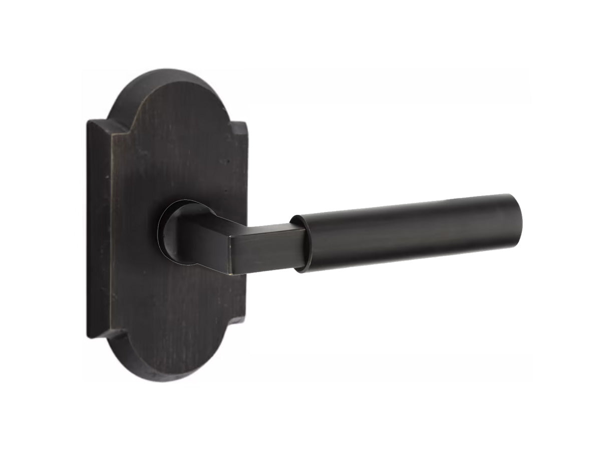 Emtek Bryce Sandcast Bronze Lever - Medium Bronze MB
