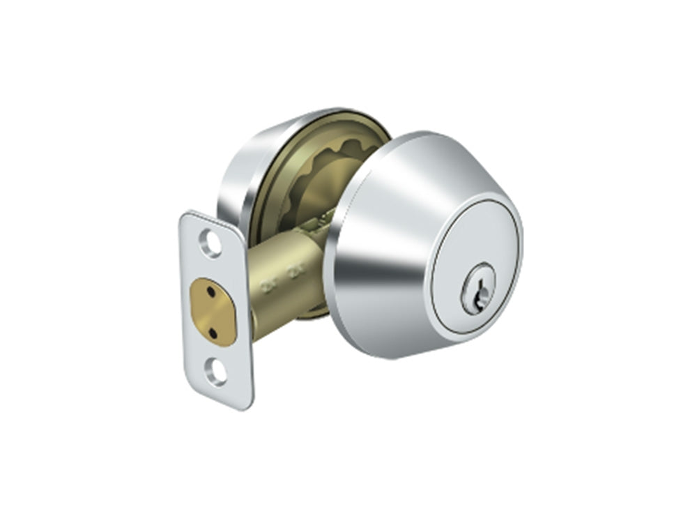 Deltana Double Cylinder Deadbolt, Grade 3, KA2 Heavy Duty