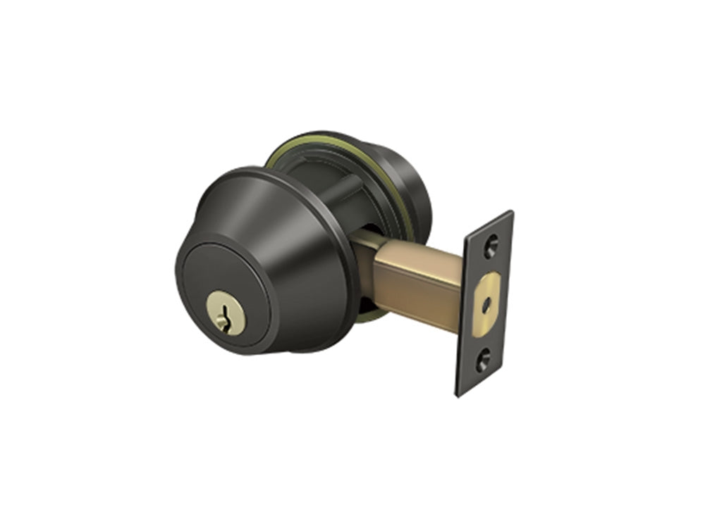 Deltana Double Deadbolt GR2 w/ 2-3/4" Backset