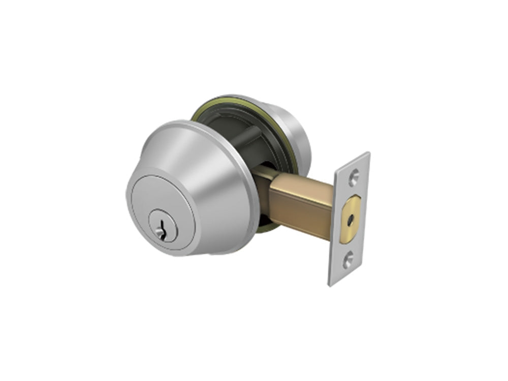 Deltana Double Deadbolt GR2 w/ 2-3/4" Backset