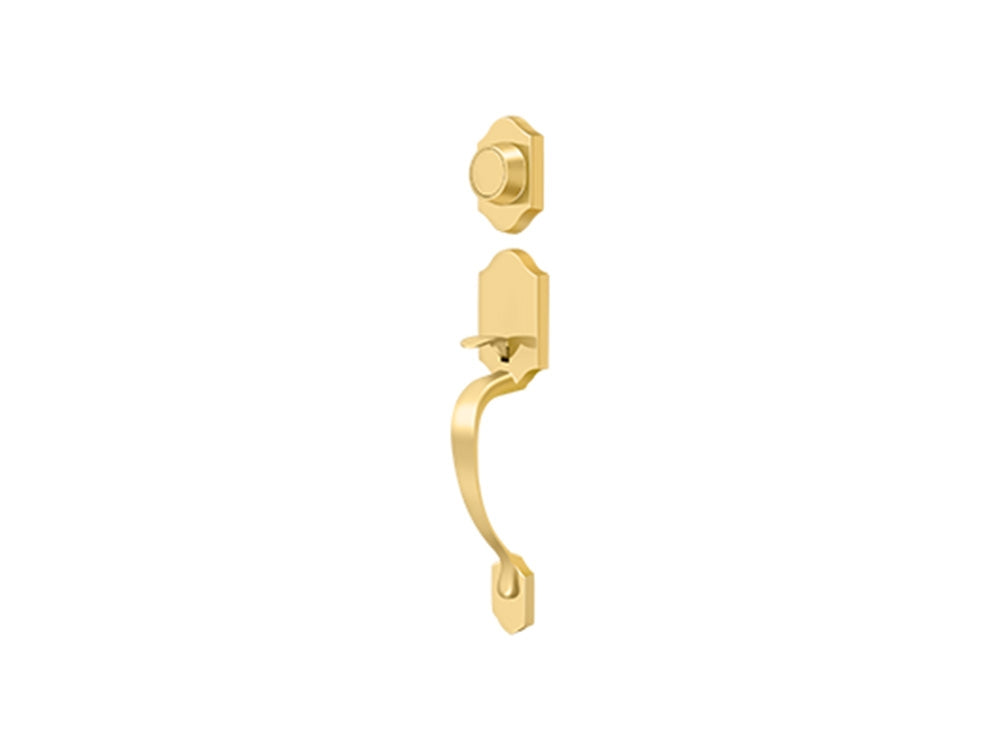 Deltana Hanover Handleset PVD Polished Brass CR003