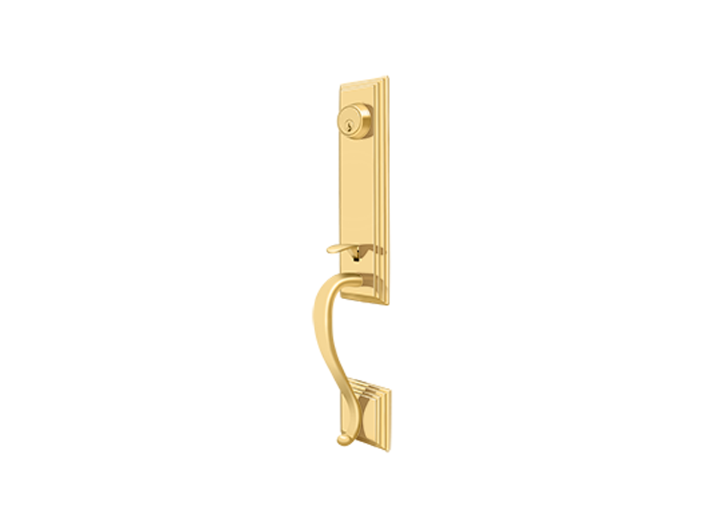 Deltana Kingston Handleset PVD Polished Brass CR003