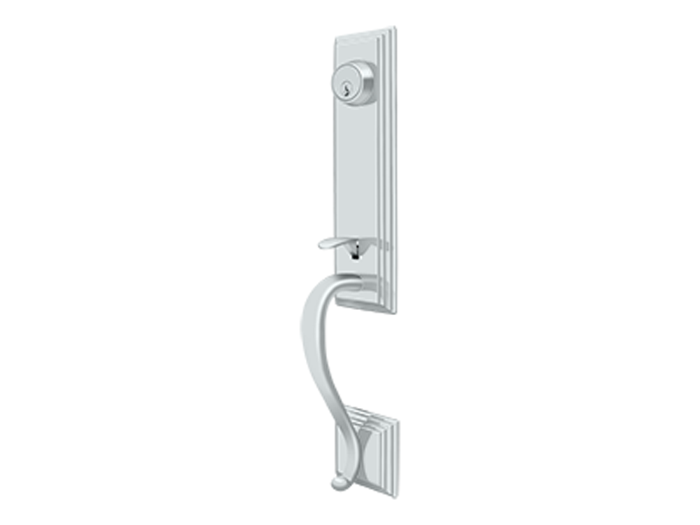 Deltana Kingston Handleset Polished Chrome US26